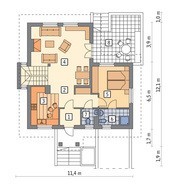 Особняк з 4 спальнями та санвузлами