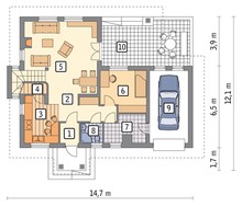 Особняк на 5 спалень з оригінальними плануваннями