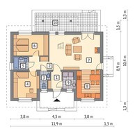 Гарний будинок на 5 спалень