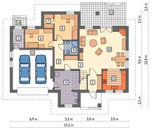 Великий будинок з гаражем на 2 авто