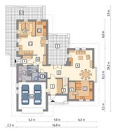 Великий будинок з цікавим плануванням