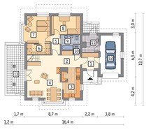 Сучасний будинок на 2 поверхи