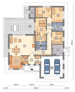 Одноповерховий просторий будинок з гаражем