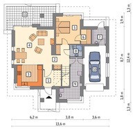 Витончений двоповерховий будинок на 4 спальні