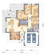 Симпатичний одноповерховий будинок