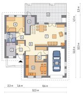 Стильна будова з мансардою