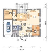 Особняк в класичному стилі з гаражем