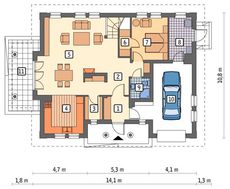 Великий особняк в класичному стилі з колонами