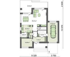 Гарний будинок на 130 м2