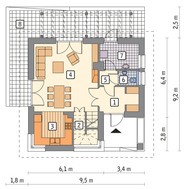 Вишуканий житловий будинок на 5 спалень