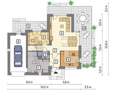 Солідна двоповерхова будова