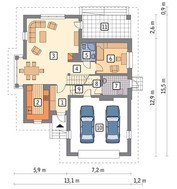 Привабливий будинок з цегляним орнаментом