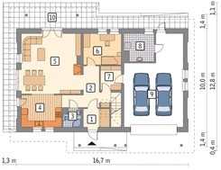 Проект просторого будинку 150 м2