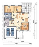 Цікавий котедж з гаражем на 2 авто