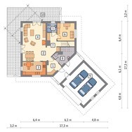 Цікавий проект для заміського будинку