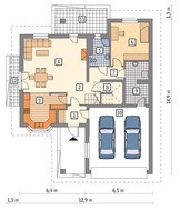 Привабливий будинок з гаражем на 2 авто