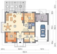 Розкішний будинок на два поверхиv