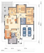 Одноповерховий будинок на130 м2