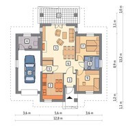 Проект просторого особняка на 3 спальні