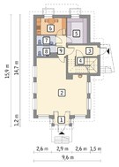 Магазин з житловими апартаментами на другому поверсі