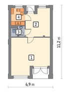 Проект магазину площею 50 м2