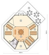 Проект будівлі торгового комплексу