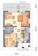 Проект цікавого будинок на 4 спальні