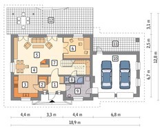 Солідний будинок з мансардою