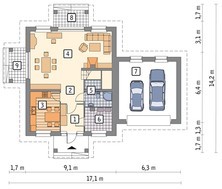 Гарний двоповерховий будинок з гаражем