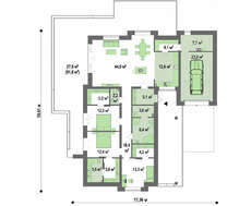 Шикарний великий сучасний заміський будинок площею 209 кв.м.