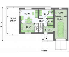 Проект сучасного двоповерхового будинку