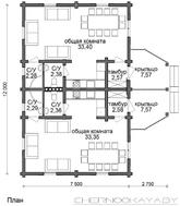 Сучасний котедж для урочистостей на два зали