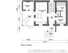Двоповерховий стильний будинок незвичайного дизайну