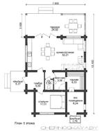 Витончений заміський котедж з кухнею-вітальні з другим світлом