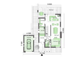 Проект чудового будинку з гаражом