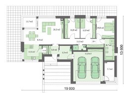 Ефектний житловий будинок з просторим гаражем