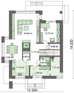 Представницький жилий будинок на два поверхи