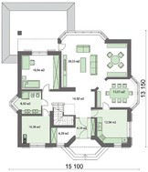 Заміський особняк зі спальнями підвищеної комфортності