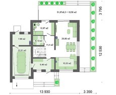 Розкішний двоповерховий особняк з чотирма особистими кімнатами