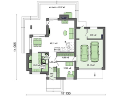 Планування для заміського будинку на чотири спальні