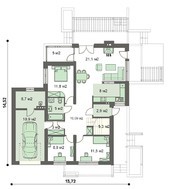 Гарний особняк на два поверхи з шикарним плануванням