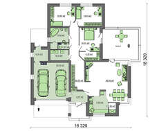 Сучасний житловий будинок з просторою зоною відпочинку