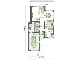 Привабливий заміський будинок на три спальні