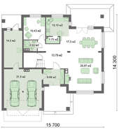 Класичний заміський особняк з просторим гаражем