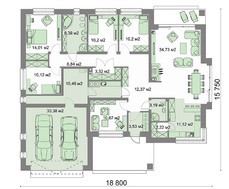 Просторий будинок для великої дружної родини