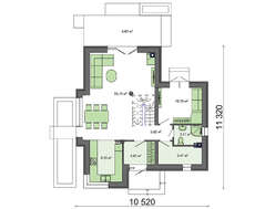 Привабливий житловий будинок з просторими спальнями