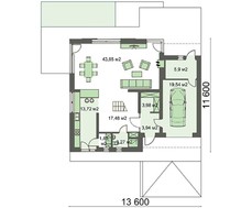 Вишуканий двоповерховий будинок з красивою верандою