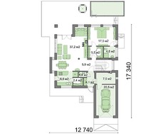 Розкішний житловий будинок з чотирьма спальнями