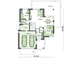 Стильний особняк з мансардою та просторим гаражем