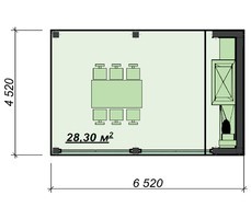 Стильна альтанка з відкритим мангалом